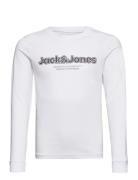 Jorlakewood Branding Tee Ls Bf Jnr Tops T-shirts Long-sleeved T-shirts...