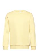 Sweatshirt Basic Tops Sweat-shirts & Hoodies Sweat-shirts Yellow Linde...