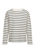 Top Stripe Tops Sweat-shirts & Hoodies Sweat-shirts Black Lindex