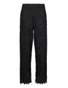 Shilla Pants Bottoms Trousers Wide Leg Black A-View