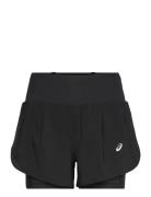 Road 2-N-1 3.5In Short Sport Shorts Sport Shorts Black Asics