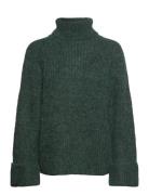 2Nd Forest - Everyday Knit Tops Knitwear Turtleneck Green 2NDDAY