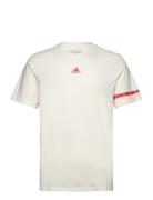 M Bl Col Ss T Sport T-shirts Short-sleeved Beige Adidas Sportswear