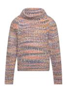 Sweater Heavyknit Polo Spacedy Tops Knitwear Pullovers Multi/patterned...