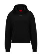 Shuffle_Hoodie Tops Sweat-shirts & Hoodies Hoodies Black HUGO