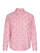 Camicia Tops Shirts Long-sleeved Red Emporio Armani