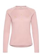 Summer Wool Ls Sport Sweat-shirts & Hoodies Fleeces & Midlayers Pink K...