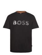 Te_Bossocean Tops T-shirts Short-sleeved Black BOSS