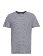 Regular Striped Basic Tee - Gots/Ve Tops T-shirts Short-sleeved Blue K...