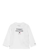 Baby Th Logo Tee L/S Tops T-shirts Long-sleeved T-shirts White Tommy H...