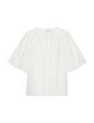 Shirts/Blouses Short Sleeve Tops Blouses Short-sleeved White Marc O'Po...