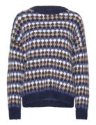 Patrisia Knit Pullover Tops Knitwear Jumpers Multi/patterned A-View