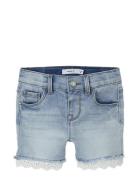 Name It Nmfsalli Slim Dnm Shorts 5399-On F Blå