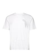Coastal T-Shirt Tops T-shirts Short-sleeved White Les Deux