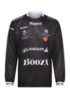 Iceland Goalkeeper Shirt 23/24 Sport T-shirts Long-sleeved Black Kempa