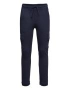 Cotton Jogger-Style Trousers Bottoms Sweatpants Navy Mango