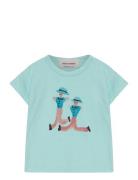 Baby Dancing Giants T-Shirt Tops T-shirts Short-sleeved Blue Bobo Chos...