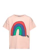 Rainbow T-Shirt Tops T-shirts Short-sleeved Pink Bobo Choses