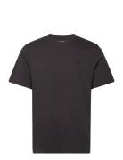 Sign Off Tee Tops T-shirts Short-sleeved Black Wrangler