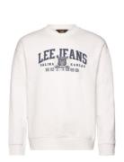 Varsity Sws Tops Sweat-shirts & Hoodies Sweat-shirts White Lee Jeans