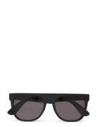 Flat Top Black Accessories Sunglasses D-frame- Wayfarer Sunglasses Bla...