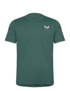 Performance Ss Tee Tops T-shirts Short-sleeved Green Castore
