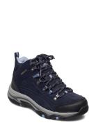 Skechers Womens Relaxed Fit Trego Alpine Trail - Waterproof Blå