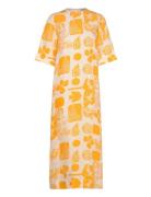 Rodebjer Bahia Designers Maxi Dress Yellow RODEBJER