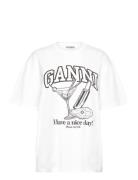 Future Heavy Jersey Designers T-shirts & Tops Short-sleeved White Gann...