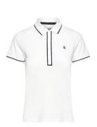 Performance Veronica Polo Tops T-shirts & Tops Polos White Original Pe...