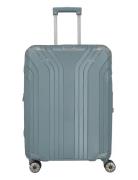 Elvaa, 4W Trolley M Exp. Bags Suitcases Blue Travelite