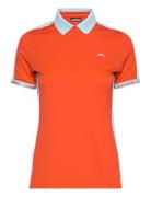 Demi Polo Tops T-shirts & Tops Polos Orange J. Lindeberg