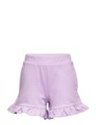 Lpchilli Flounce Sweat Shorts Bc Bottoms Shorts Purple Little Pieces