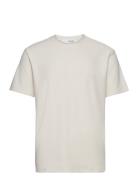Slhrelax-Plisse Tee Ex Tops T-shirts Short-sleeved White Selected Homm...