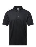 Mens Performance Polo Sport Polos Short-sleeved Black BACKTEE