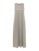 Onlmay Life S/L Long Dress Jrs Noos Maxiklänning Festklänning Grey ONL...