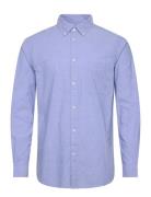 Kent Chambray Shirt Tops Shirts Casual Blue Les Deux