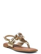 Genie Sandal Platta Sandaler Gold Steve Madden