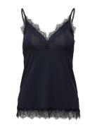 Rosemunde Rwbillie Sl Lace Strap Top Marinblå