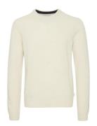 Cfkarl Crew Neck Bounty Knit Tops Knitwear Round Necks Cream Casual Fr...