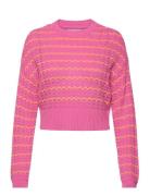 Onlasa Ls O-Neck Cc Knt Tops Knitwear Jumpers Pink ONLY