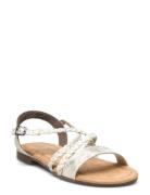 65264-60 Platta Sandaler Beige Rieker