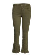 Bodilcr Jeans - Shape Fit Bottoms Jeans Flares Green Cream