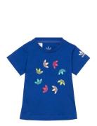 Adicolor Tee Sport T-shirts Short-sleeved Blue Adidas Originals