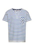 Steven T-Shirt Tops T-shirts Short-sleeved Blue Ebbe Kids