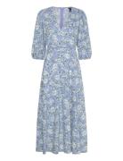 Dress Nilla Maxiklänning Festklänning Blue Lindex