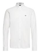 Reg Jersey Pique Shirt Tops Shirts Casual White GANT