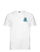 Screaming Wave T-Shirt Tops T-shirts Short-sleeved White Santa Cruz