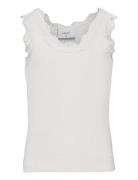 Sun Strap Tee Tops T-shirts Sleeveless Cream Grunt