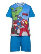 Pyjama Pyjamas Set Blue Marvel